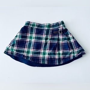 Janie and Jack Plaid Skirt - Green, Pink, Blue